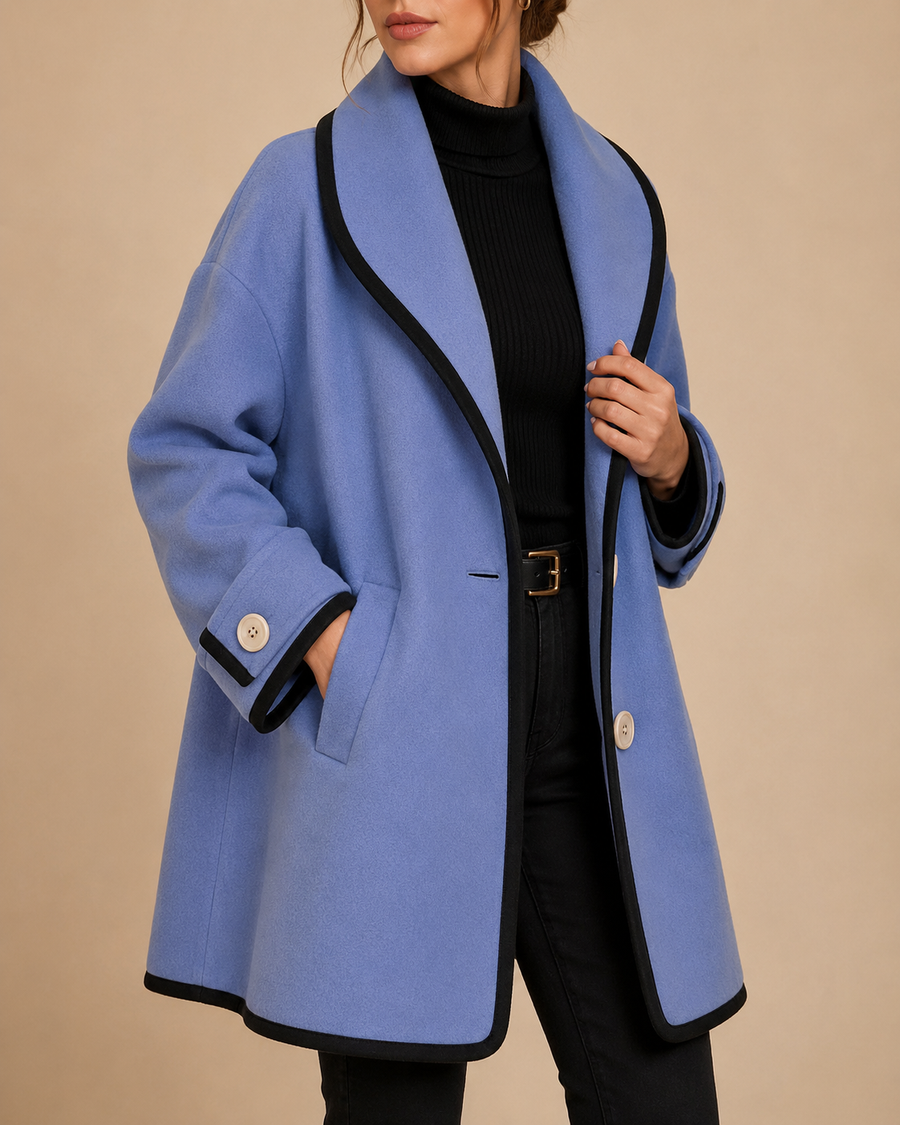 Gabardina de invierno elegante para mujer