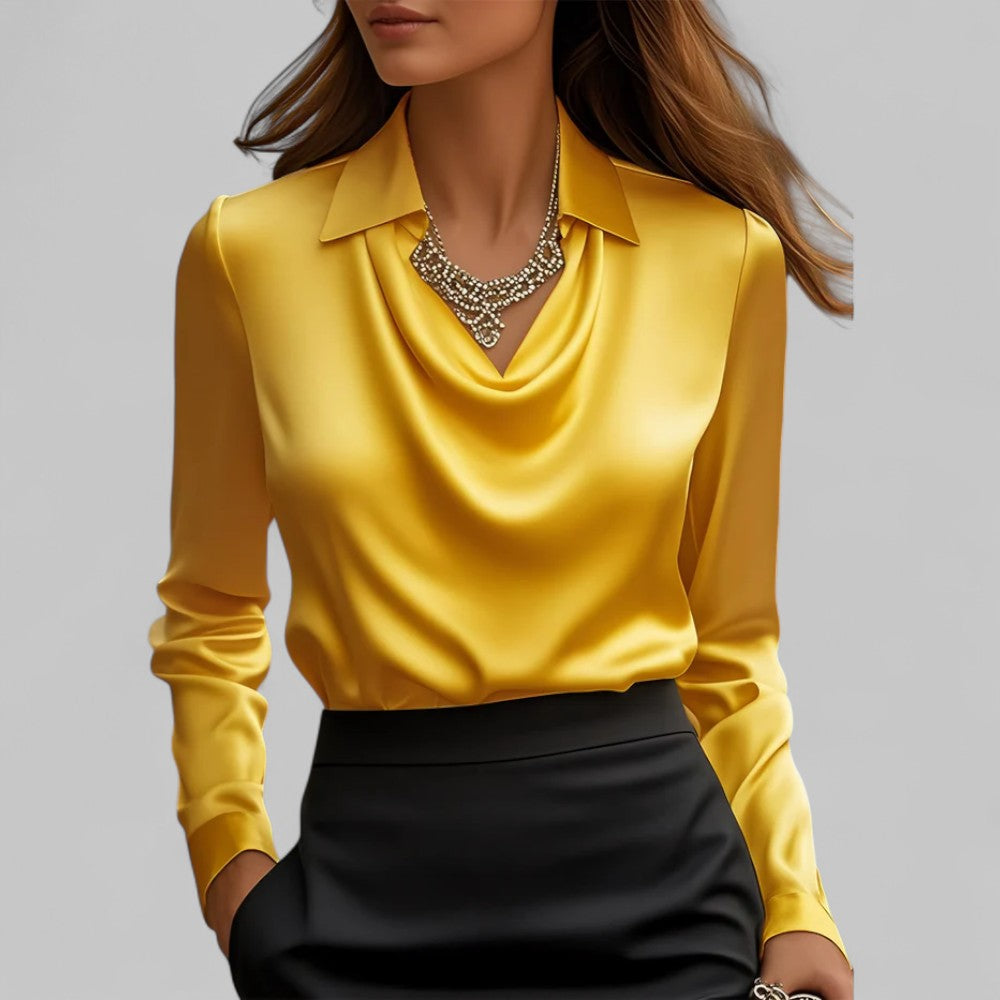 Blusa elegante de satén