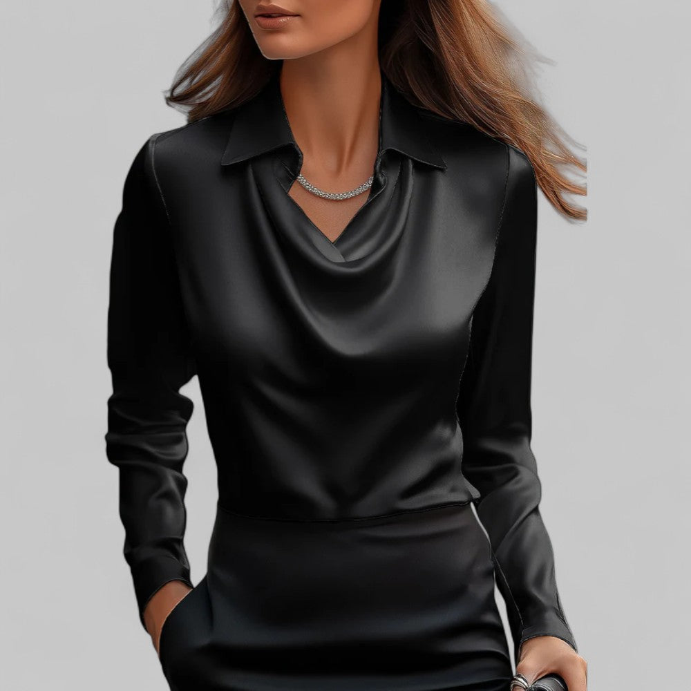 Blusa elegante de satén