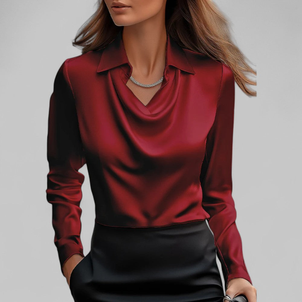 Blusa elegante de satén