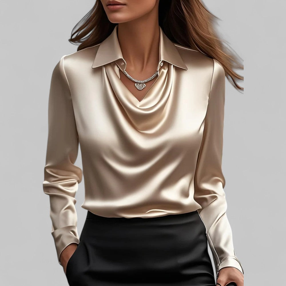 Blusa elegante de satén
