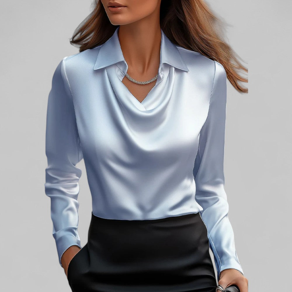 Blusa elegante de satén