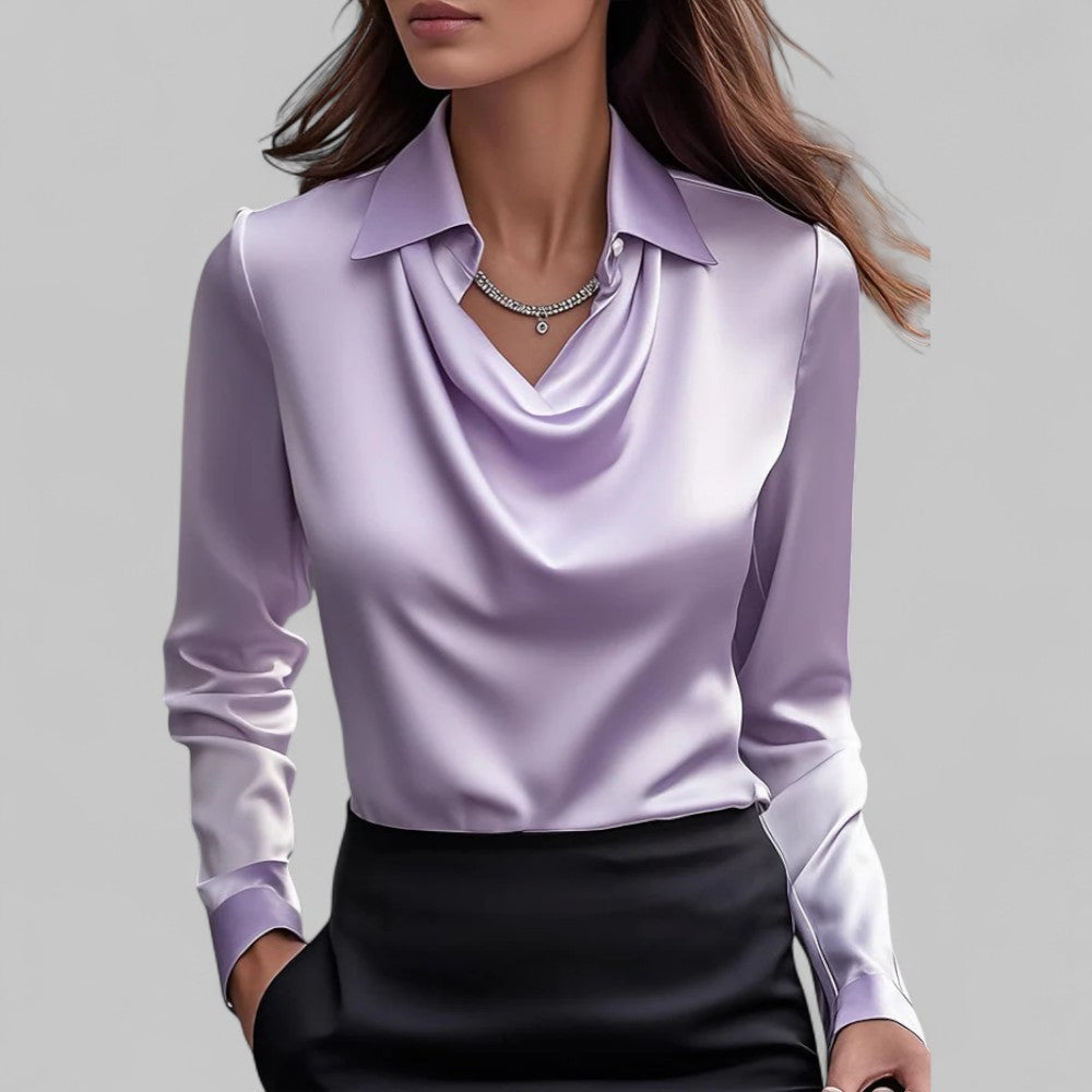 Blusa elegante de satén