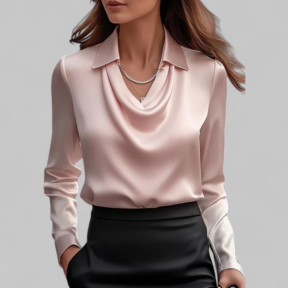 Blusa elegante de satén