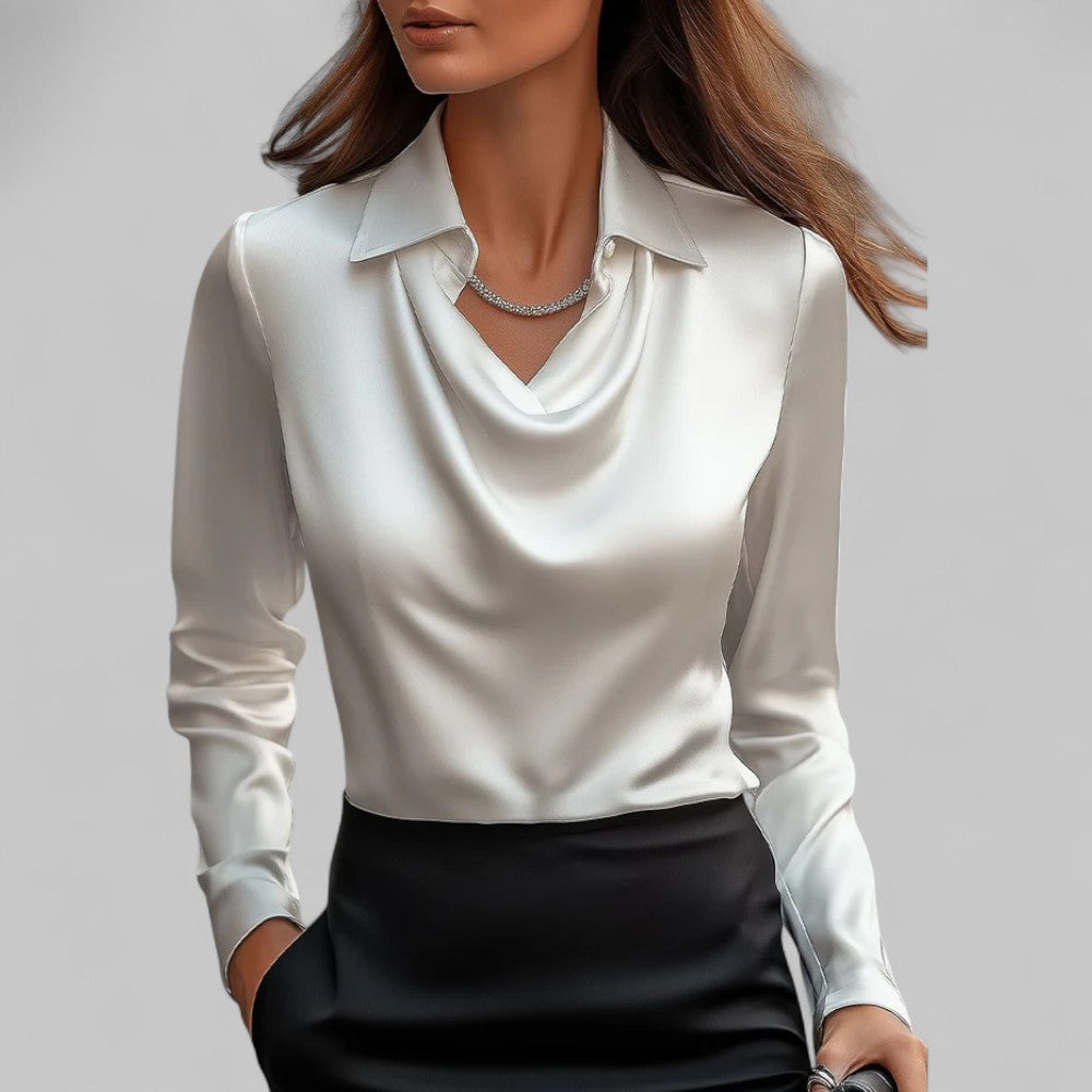 Blusa elegante de satén