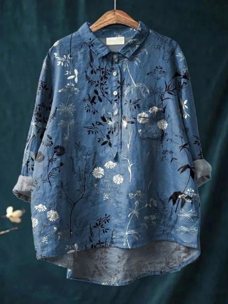 Camisa con estampado floral