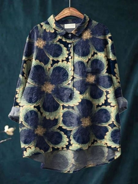 Camisa con estampado floral
