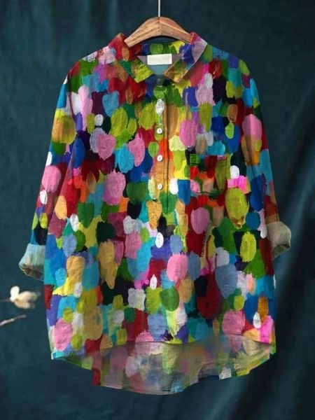 Camisa con estampado floral