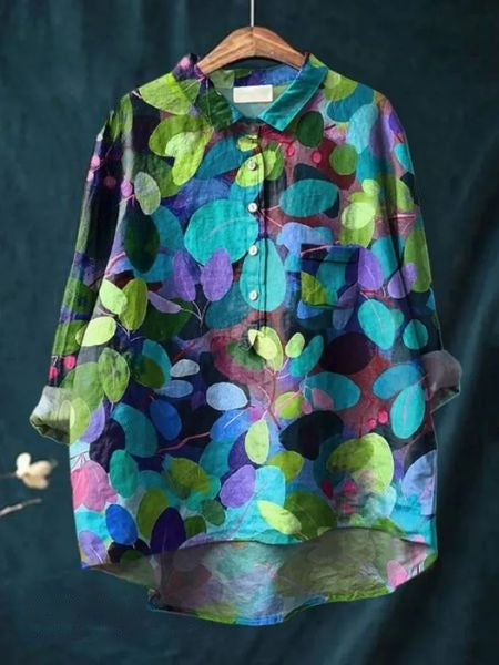 Camisa con estampado floral