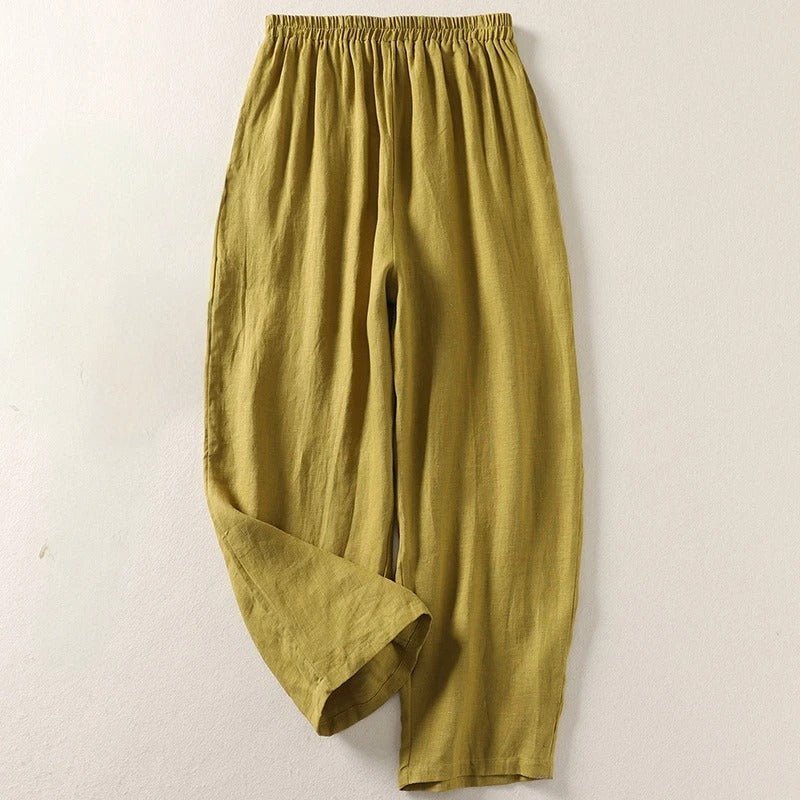 Pantalones holgados con cintura elástica