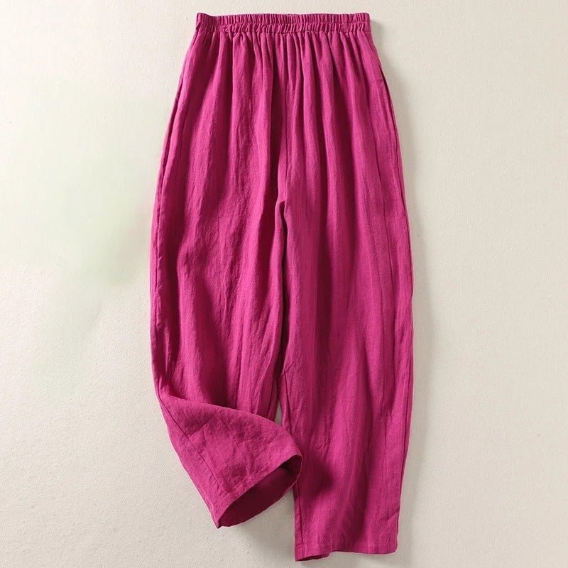 Pantalones holgados con cintura elástica