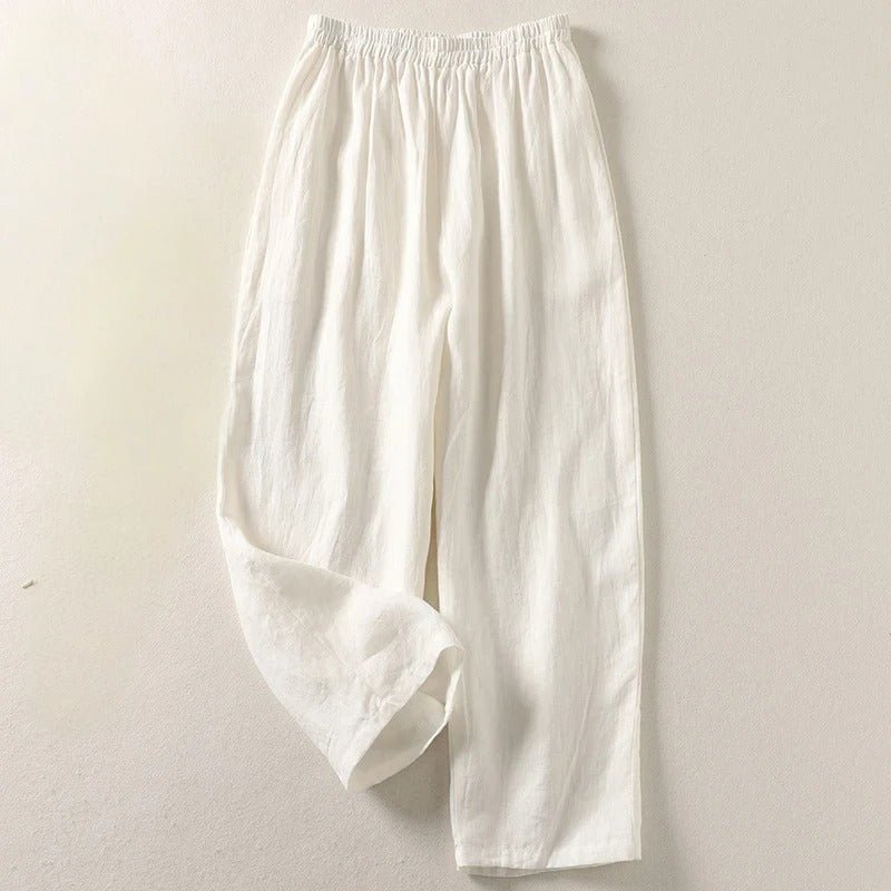 Pantalones holgados con cintura elástica