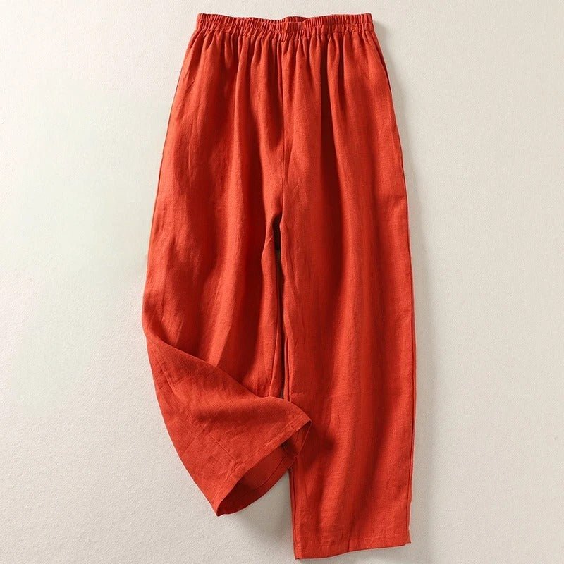 Pantalones holgados con cintura elástica