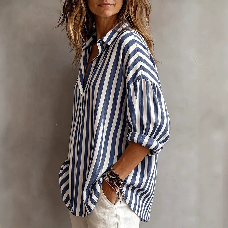 Blusa holgada a rayas