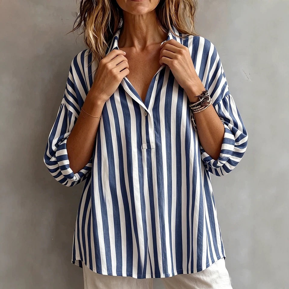 Blusa holgada a rayas