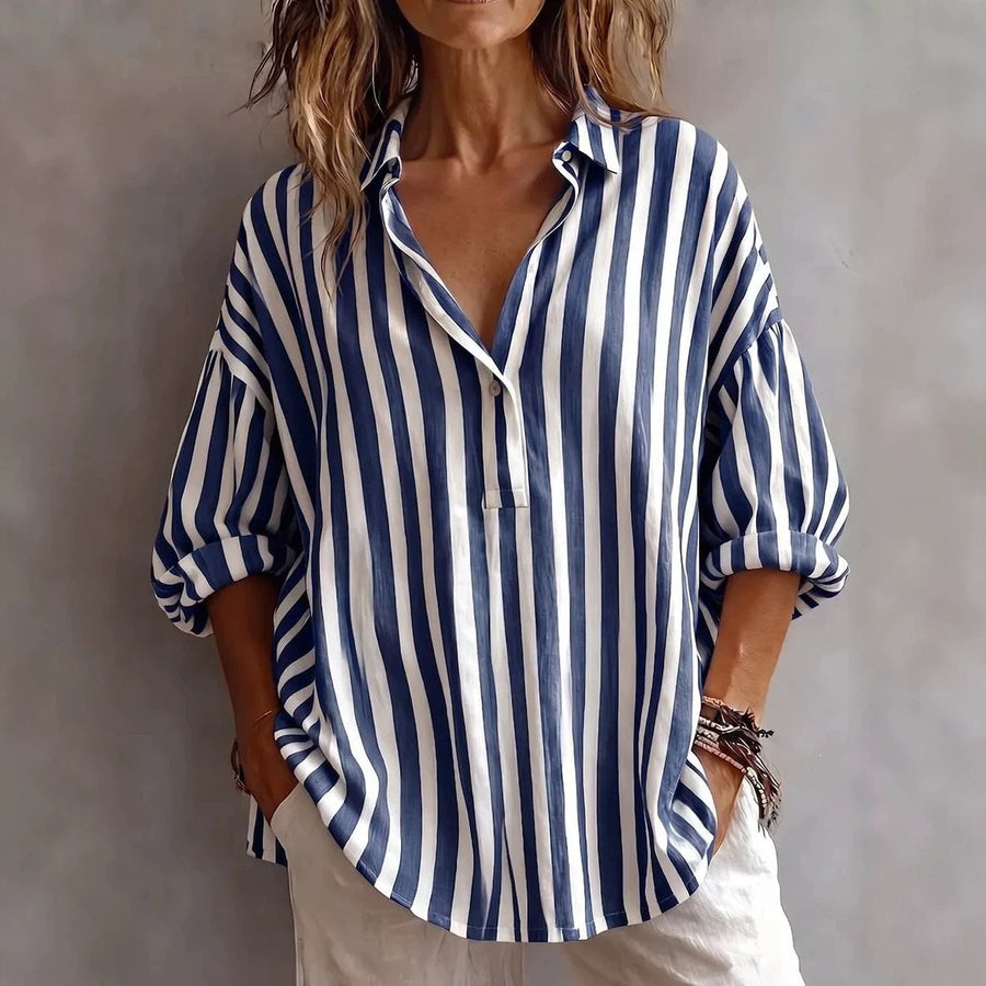 Blusa holgada a rayas