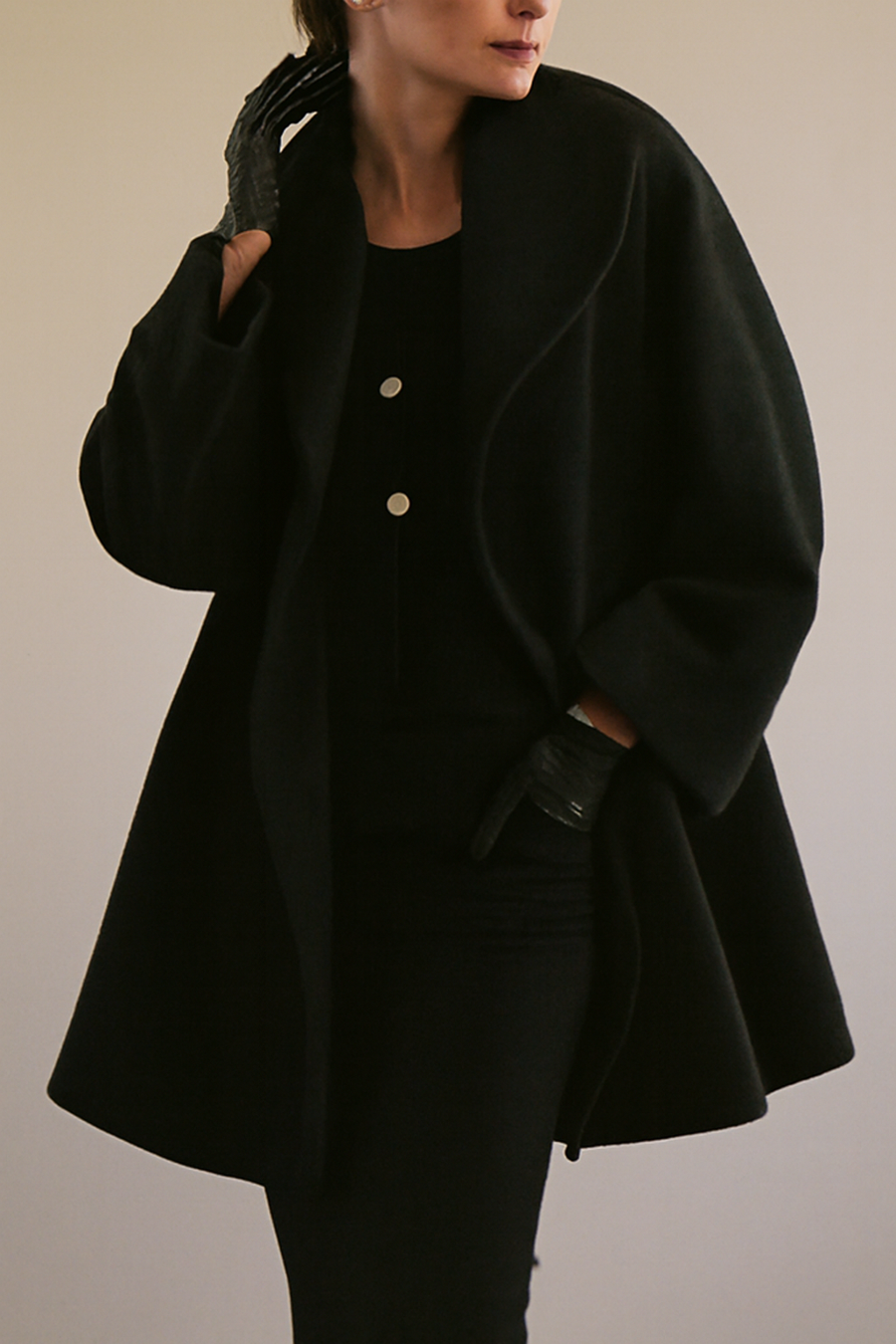 Abrigo de invierno elegante para mujer