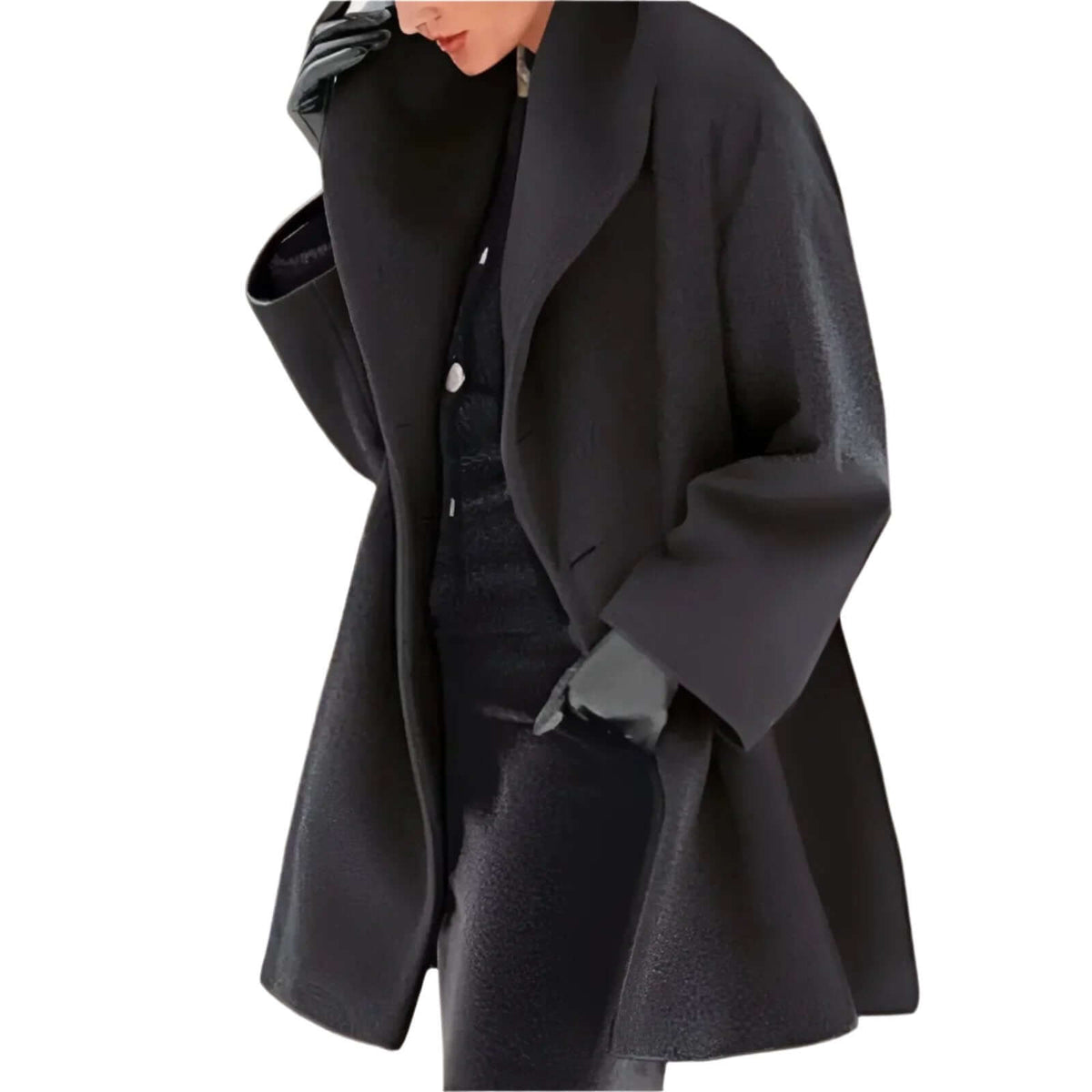 Abrigo de invierno elegante para mujer