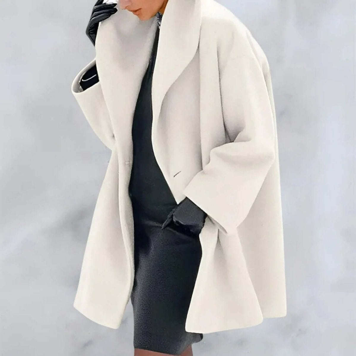 Abrigo de invierno elegante para mujer