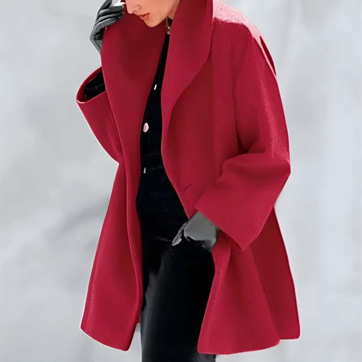 Abrigo de invierno elegante para mujer