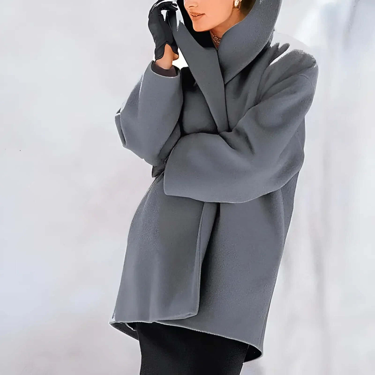 Abrigo de invierno elegante para mujer